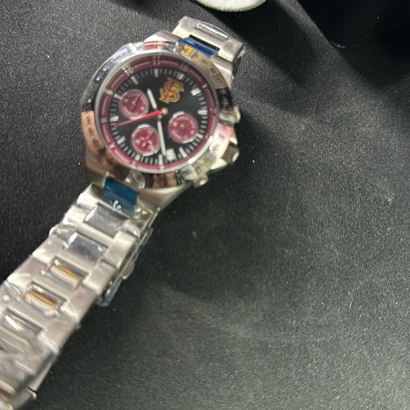 RETRO Florida State Seminoles - Collectors Watch NEW, never worn in leather box - Picture 3 of 16